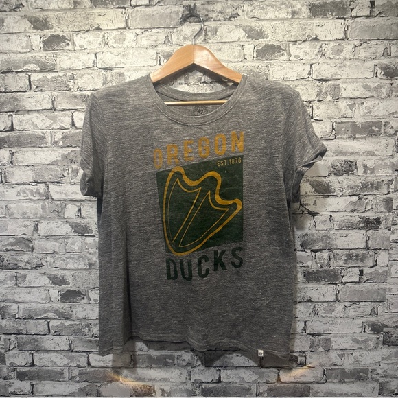 47 Other - EUC 47 Brand Oregon Ducks Gray and Gold T-Shirt Size L